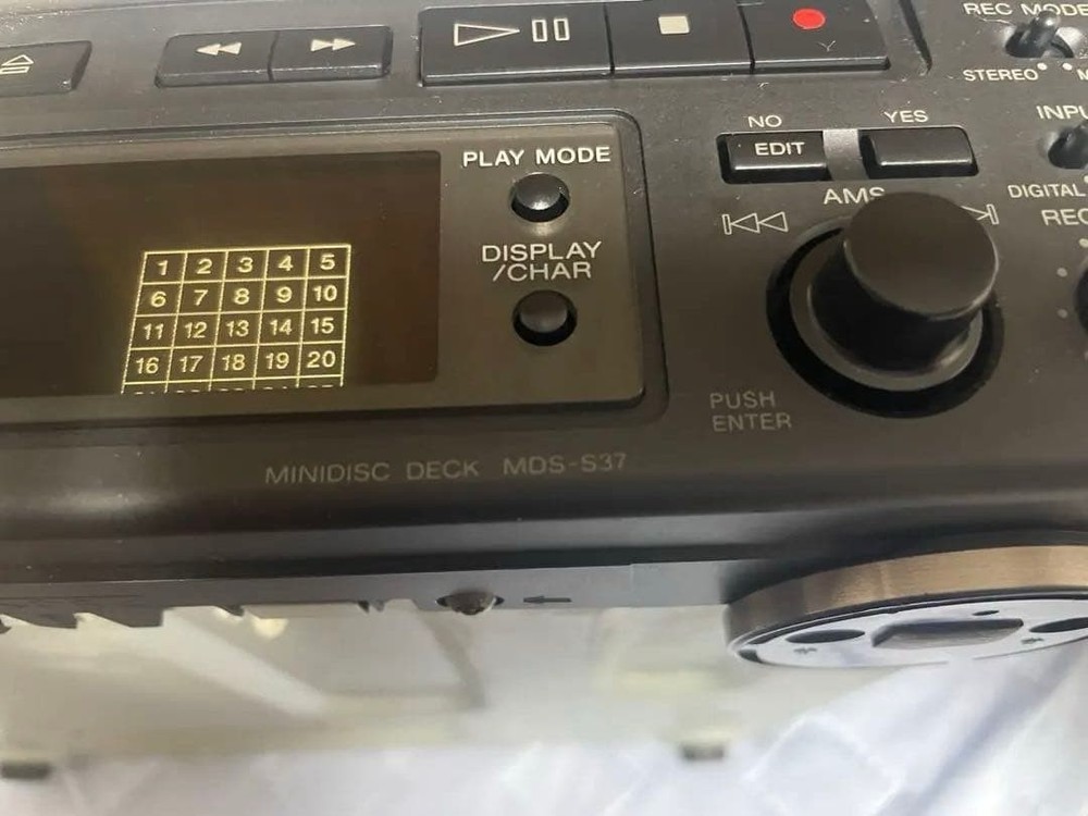 SONY MDS-S37 MD MiniDisc Recorder Deck Player Movable items From Japan
