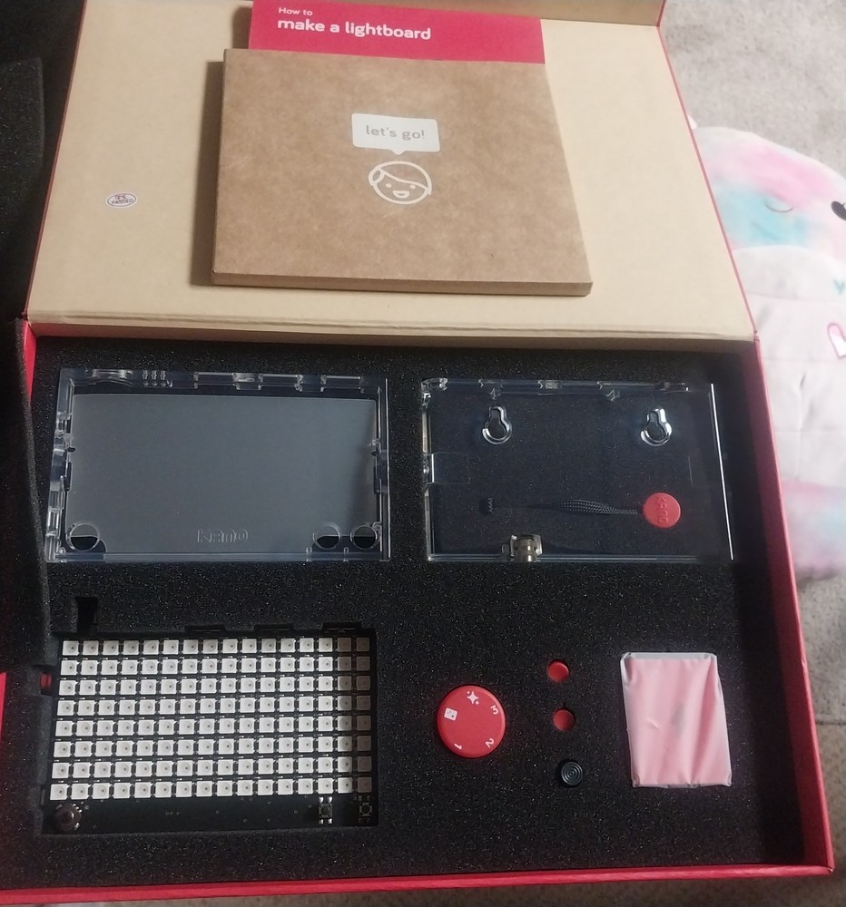 Kano 1003 Pixel Kit Learn Build & Code Dazzling Lights wireless lightboard NIB