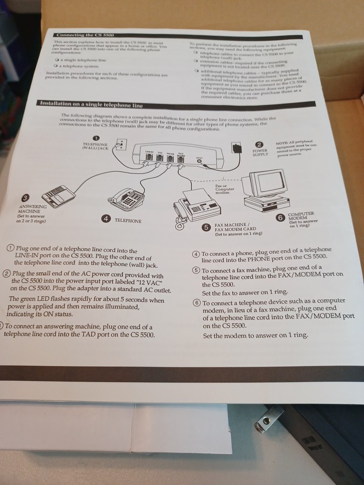 Command ComSwitch 5500 White