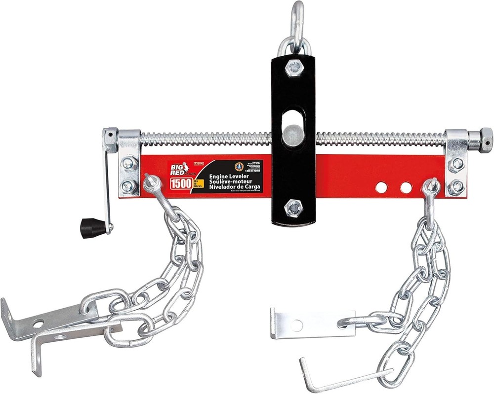 Rugged 3 Position Engine Leveler with Adjustable Handle - 1,500 lb Steel Support