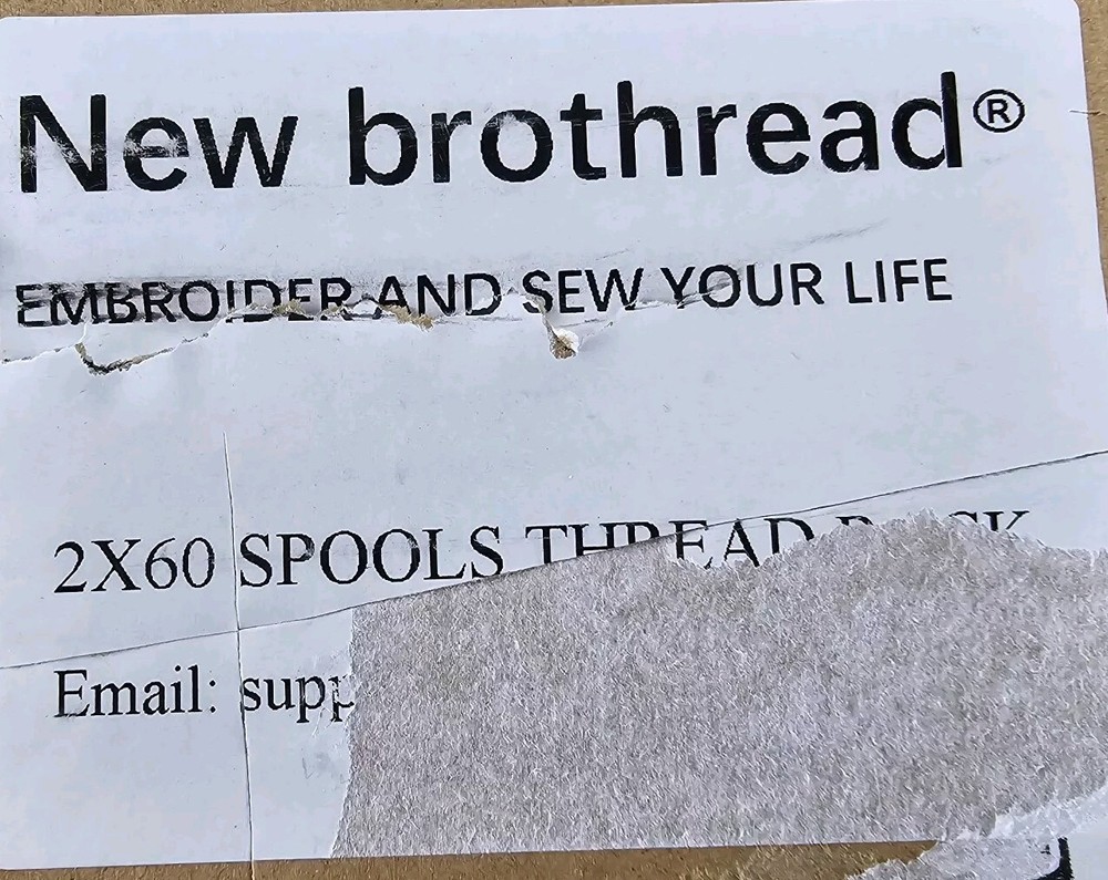 brothread 2X60 Spools Wooden Thread Rack/Thread Holder Organizer with Hanging