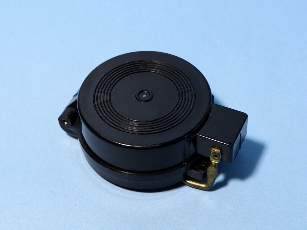 Vintage Engineer Directional Compass Black Plastic Folding Case #JC