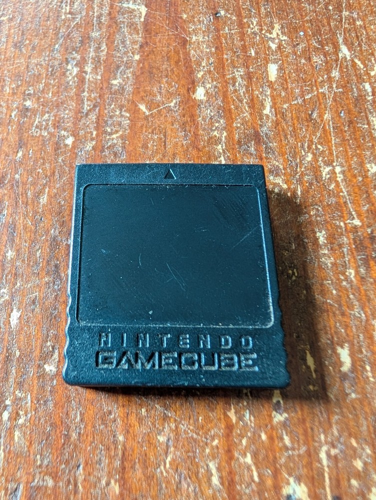 Original Nintendo Gamecube Memory Card 251 Black DOL-014