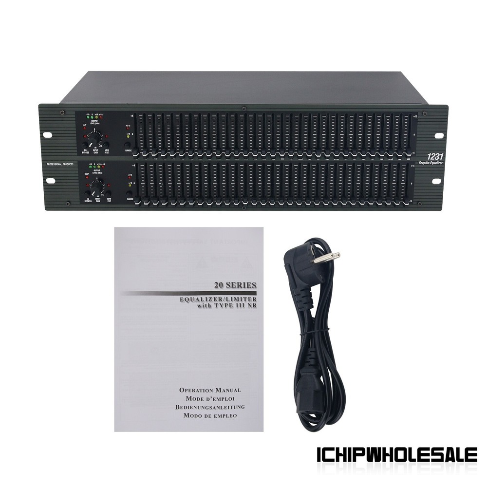 DBX 1231 Audio Equalizer Dual 31 Band IC Chip Control Solid Core Pure Copper
