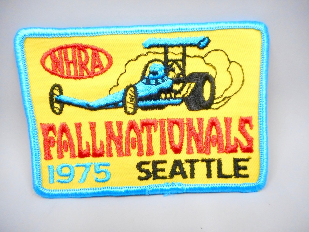 NHRA Seattle Fall Nationals  1975 4" Racing Patch