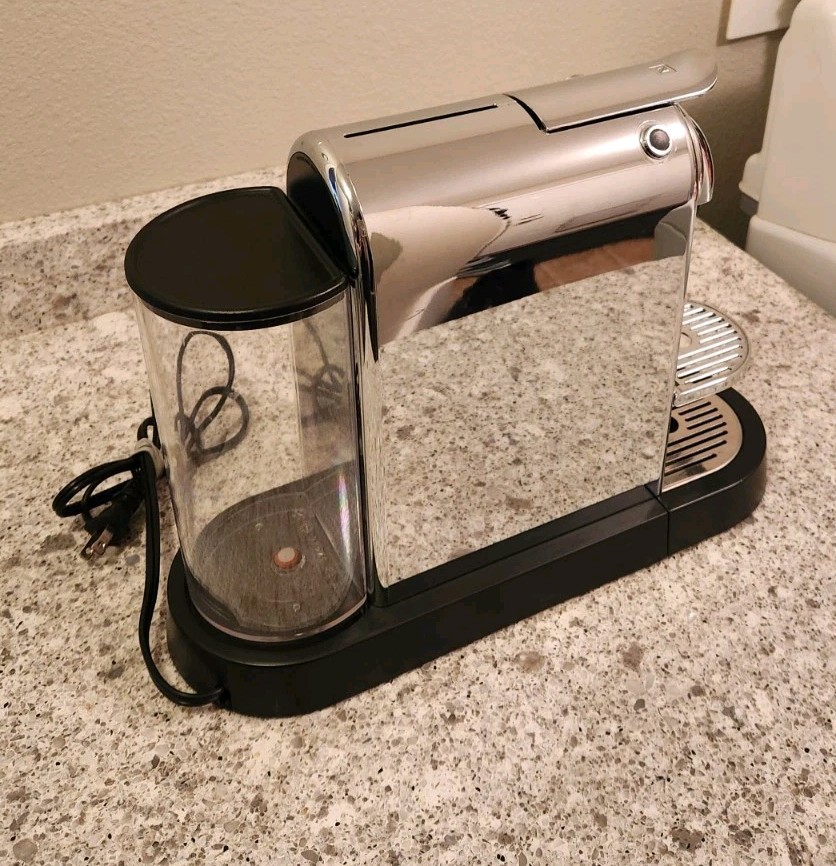 Nespresso CitiZ Chrome Espresso Machine, Type D111