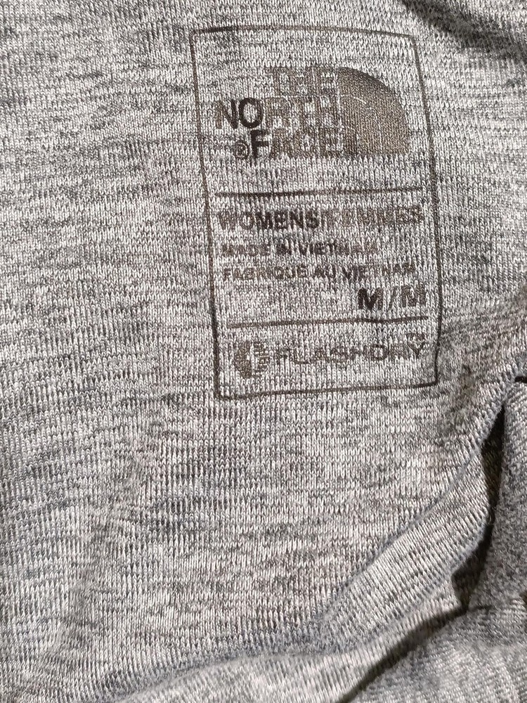 The North Face Men's Loungewear M Grey Polyester with Elastane Mock Neck Basic