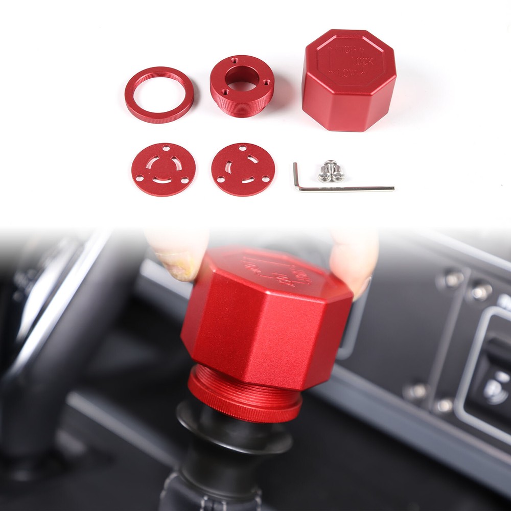 Replace Red Alloy Differential Lock Control Knob Head For Ineos Grenadier 2020+