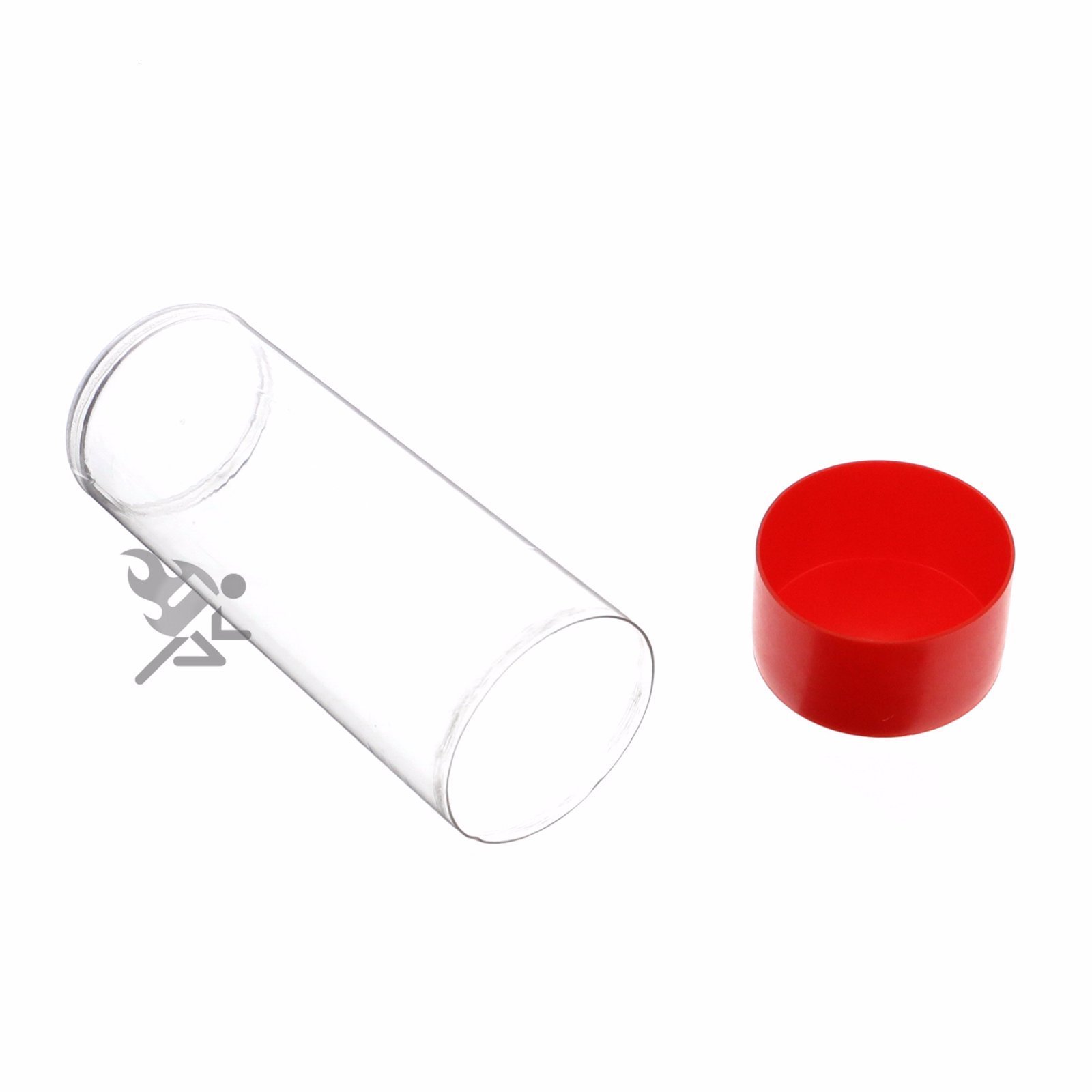 Red Capsule Storage Tube for all "H" Direct Fit Air-Tite Coin Holders, 5 Pack