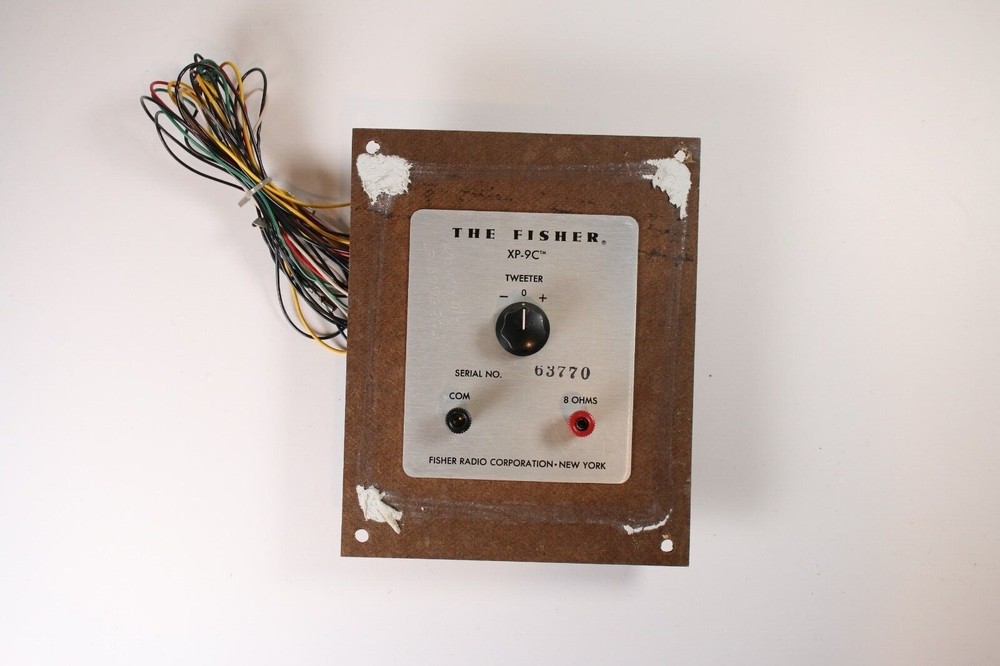The Fisher XP-9C speaker crossover pair replacement part 63770