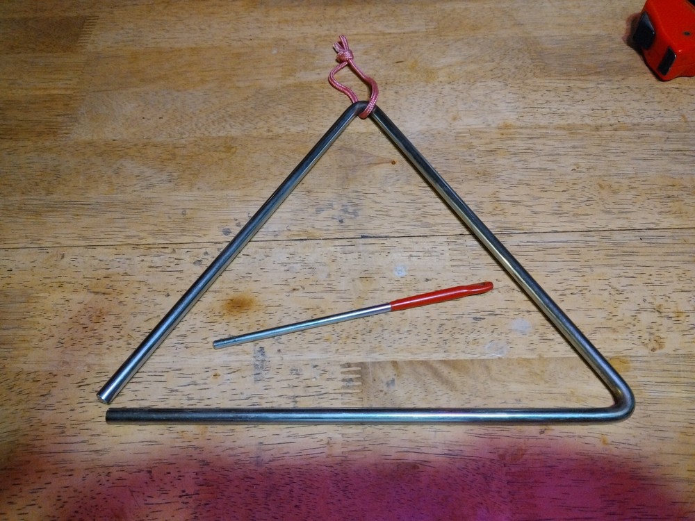 Large 10" Sided Unbranded Triangle