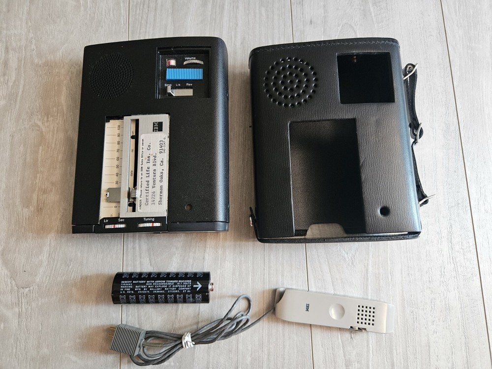 💥IBM Executary 224 Dictating Portable Machine Untested W Original IBM battery