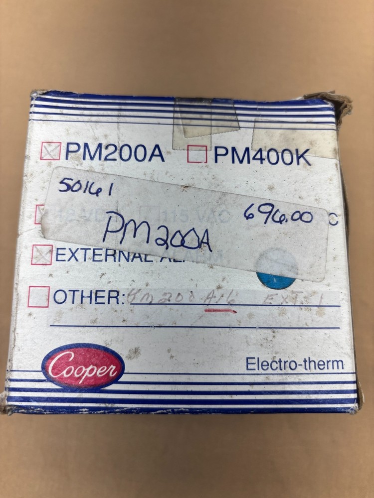 Cooper PM200A Digital Panel Meter Electro-Therm Temperature Control
