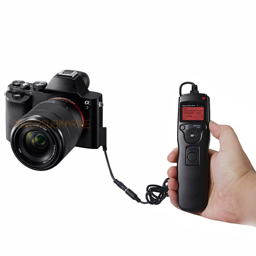 Intervalometer Timer Remote Control Shutter Release for Sony A6000 A6100 A6600