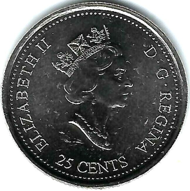 2000 Canada Brilliant Uncirculated Commemorative Creativity 25 Cent Coin!