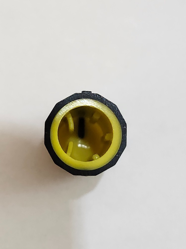 20 Pieces Plastic D Shaft Knobs Yellow