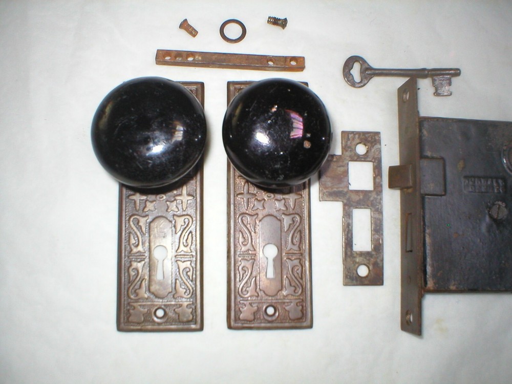 Antique Victorian Era Door Hardware