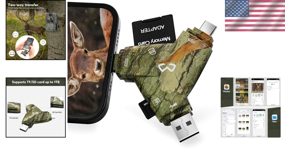 Plug & Play Trail Camera Viewer for Quick Game Footage Access - Compact Design