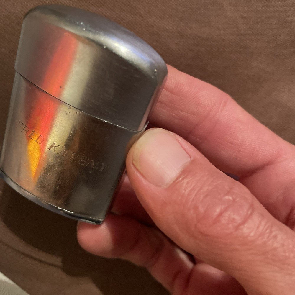 Vintage 1950s Ronson Windlite Chrome Lighter