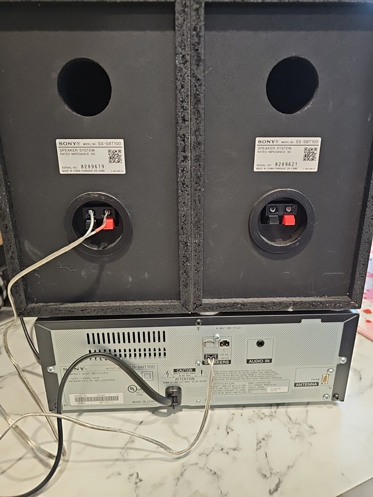 Sony CMT-SBT100 Bluetooth Micro Music System - Black/Gray