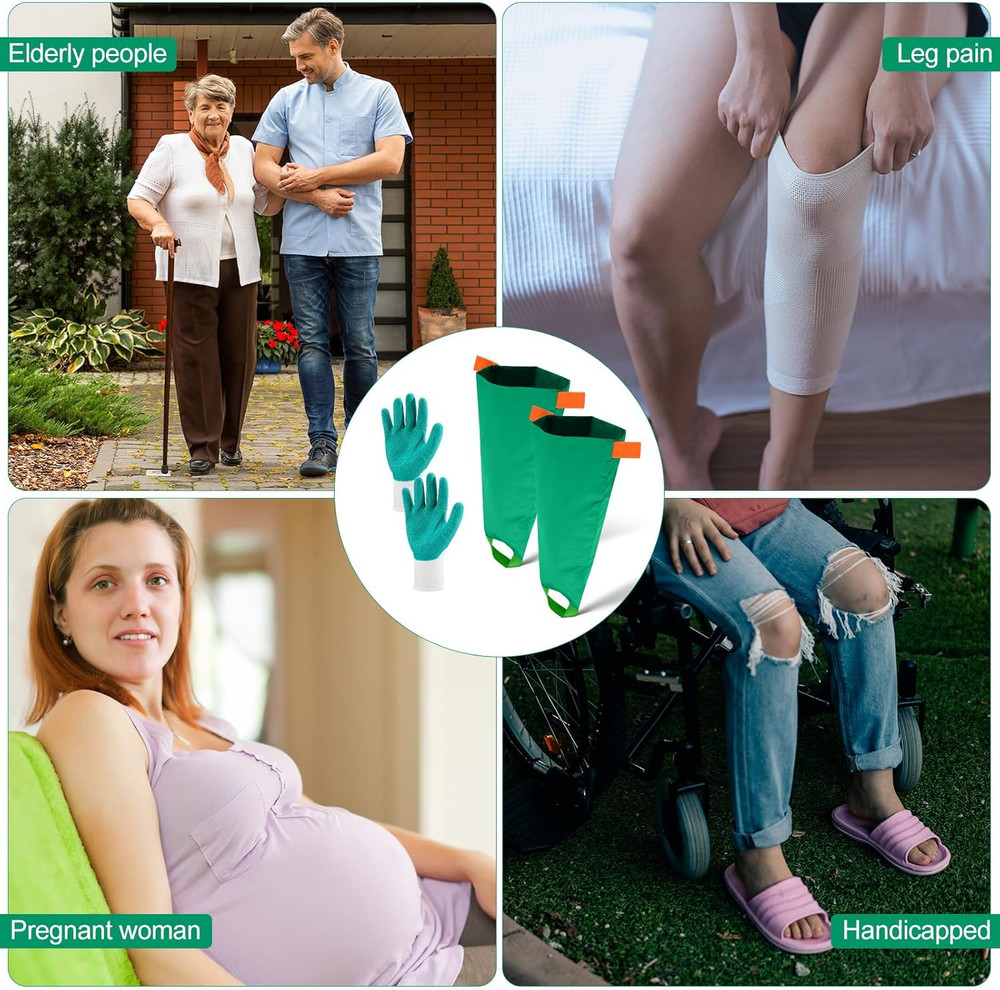 2 Pcs Easy Slide Compression Stocking Aid Device for Putting on Socks Helpers To