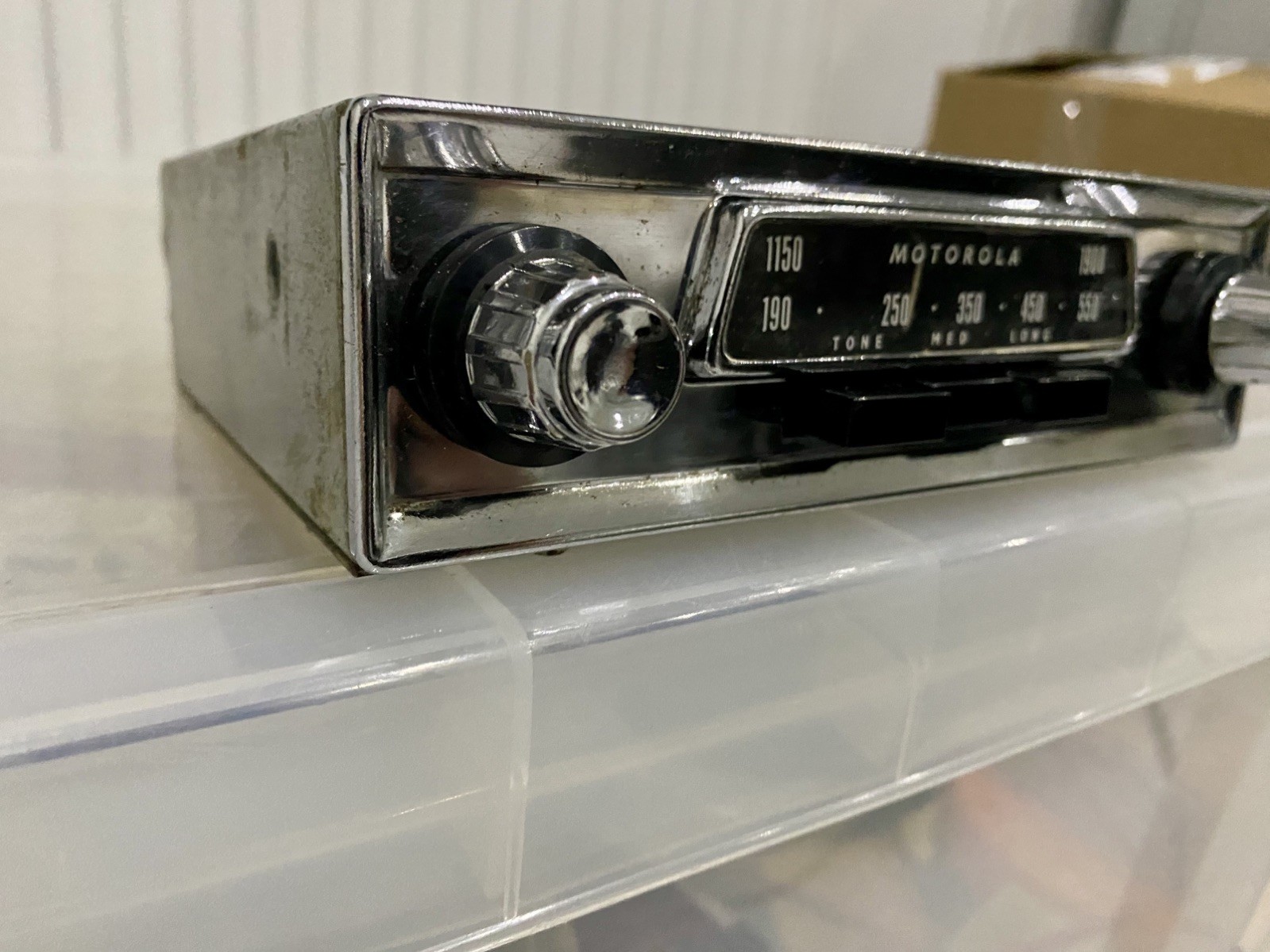 Motorola 115T chrome Car Radio Classic Vintage fully working