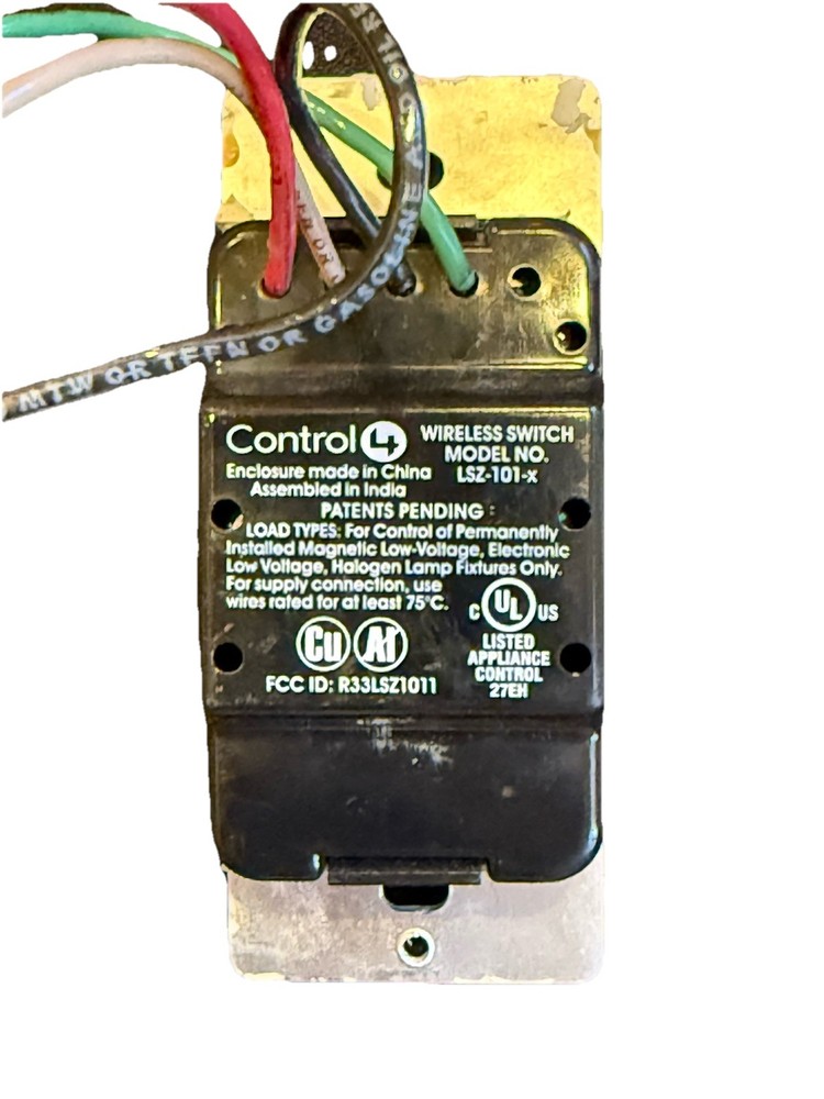 Control 4 Wireless Switch Light Almond  LSZ 101-X