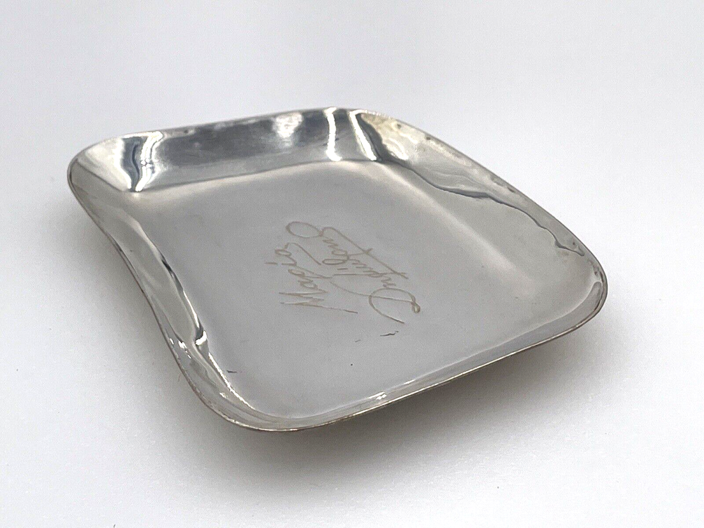 Set of 10 Turkish Silverplate Trinket Trays Nut Dishes or Ashtrays