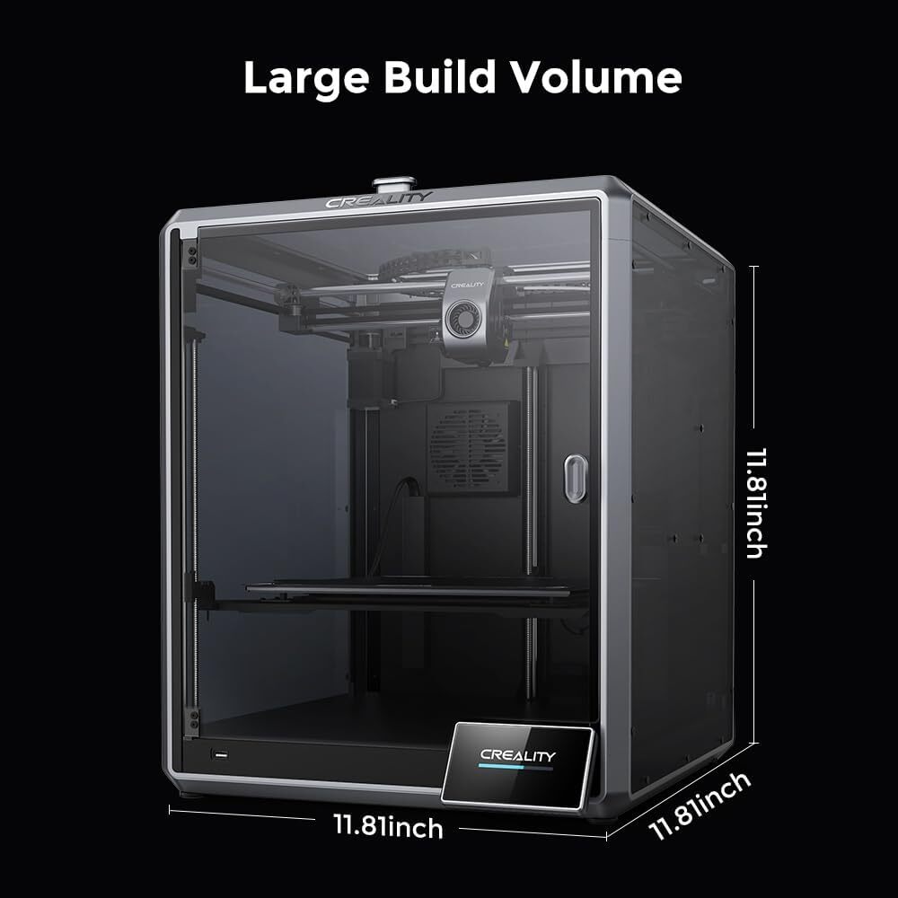 Creality K1 Max 3D Printer, 600mm/s High-Speed w/Auto Leveling Smart AI Function