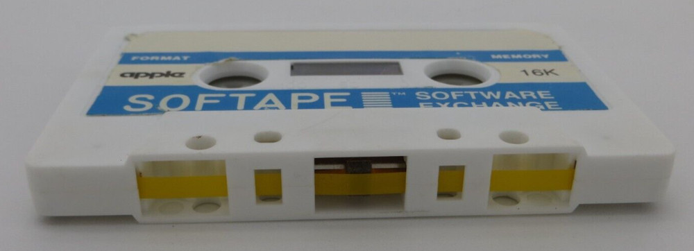 1978 APPLE Computer Cassette Module 6 Softape Software Vintage HTF RARE 16K