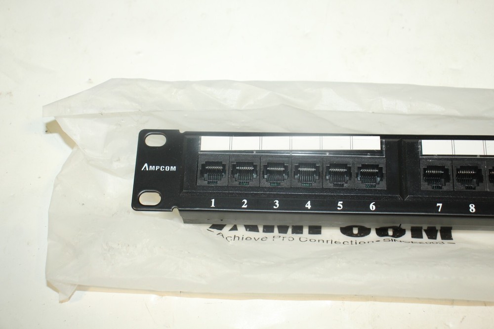 Ampcom 24 Port 5E Patch Panel