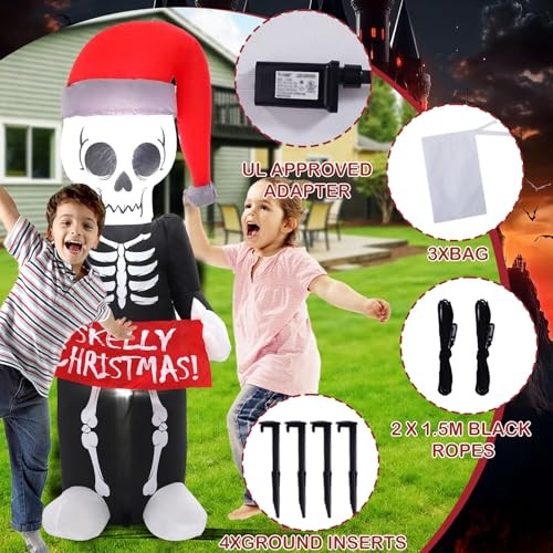 5FT Gray Old Man Pull Banner Inflatable C-5FT pull banner skeleton old man