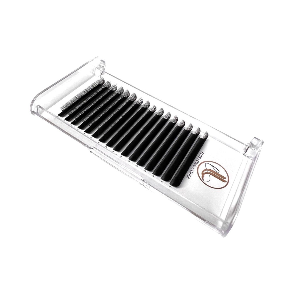 D Curl Cashmere Eyelash Extensions | Multi-Diameter | Matte Black