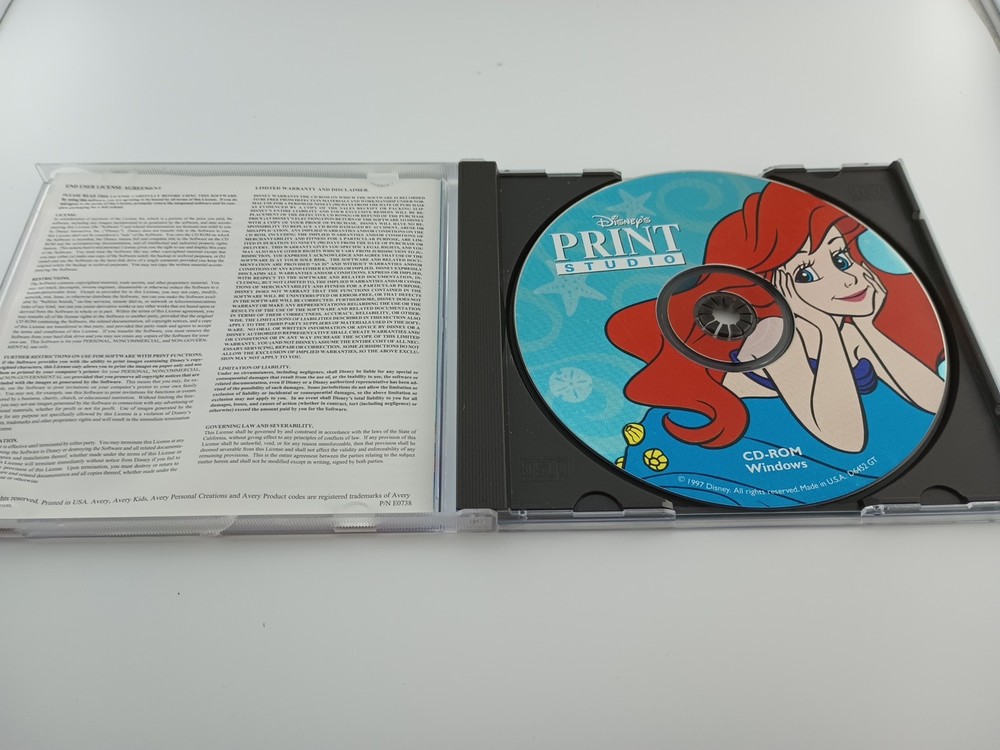 Disney Ariel’s Story Studio PC CD-rom Mac/ Windows 1997 CD-ROM