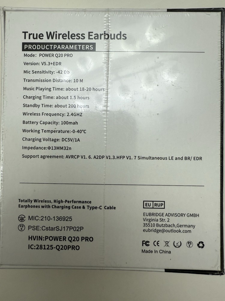 True Wireless Ear Buds