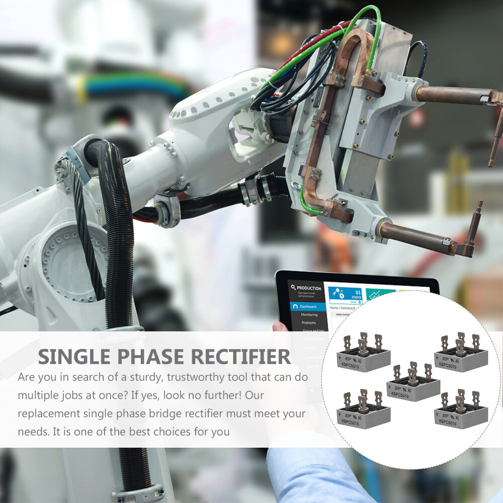 5 PCS bridge rectifier 1000V Rectifier Metal Case Rectifier Full Wave