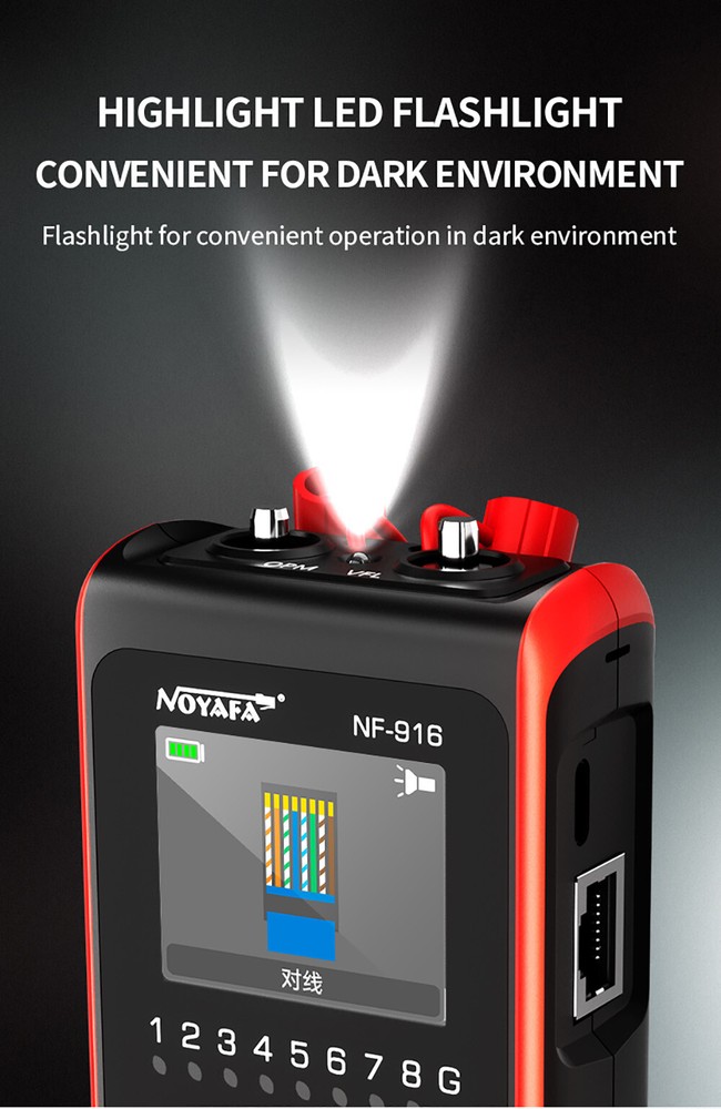 NOYAFA NF-916 Optical Meter VFL REF SC Visual Fault E7U4