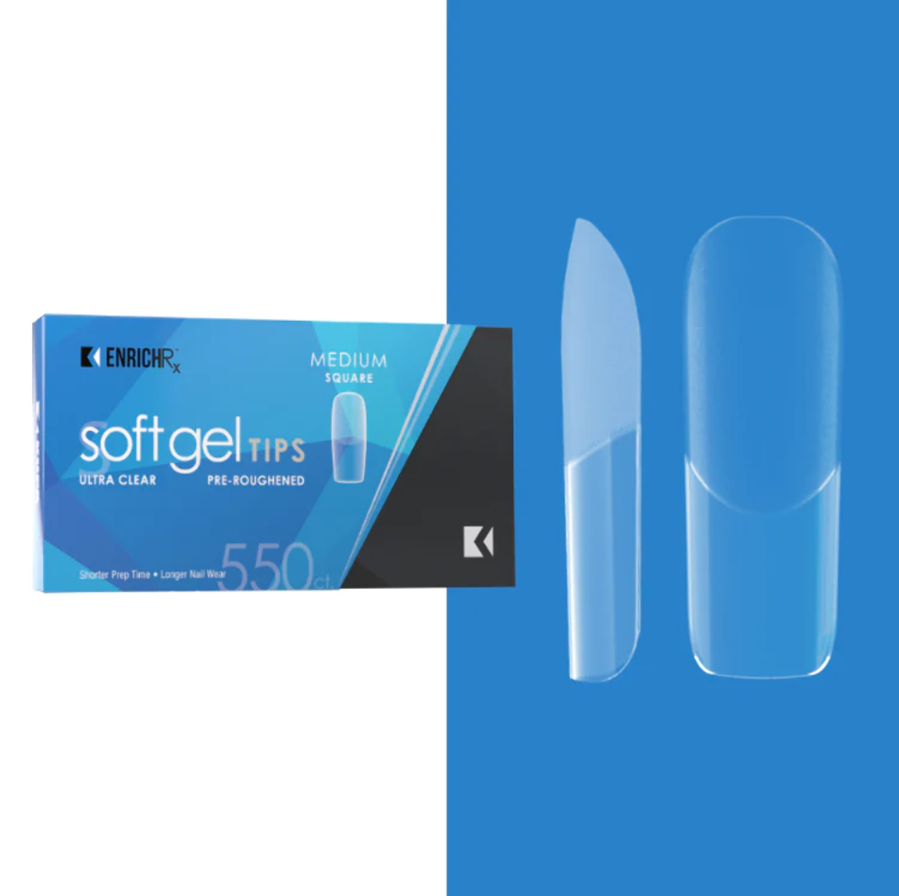 Kupa - Full Cover Soft Gel Tip - Medium Square 550pcs