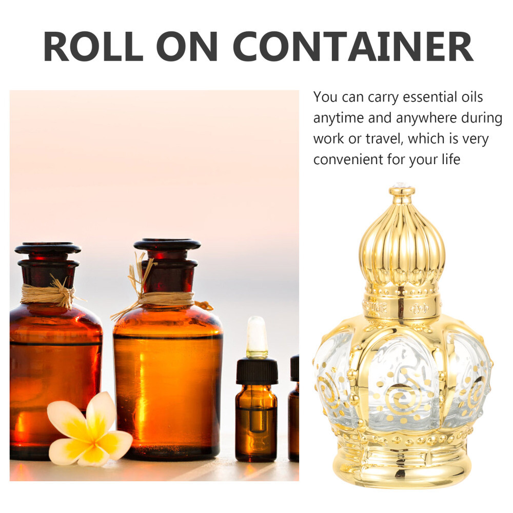 2PCS Essential Oil Bottling Roller Bottles Perfume Dispenser Middle Container