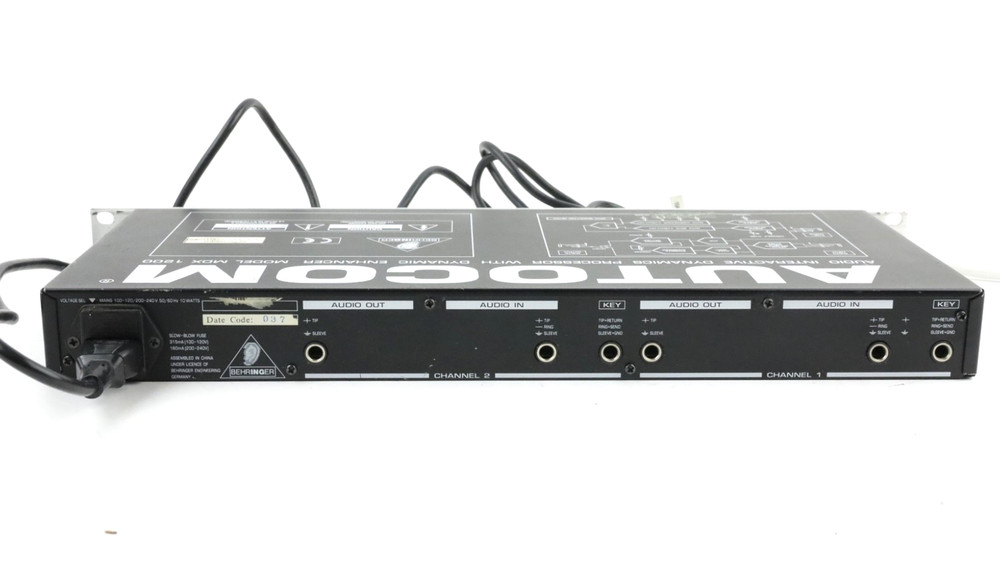 Behringer Autocom MDX1200 Interactive Dynamics Processor Dynamic Enhancer