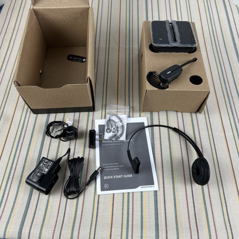 Plantronics - CS540 Wireless DECT Headset (Poly) - Single Ear (Mono)