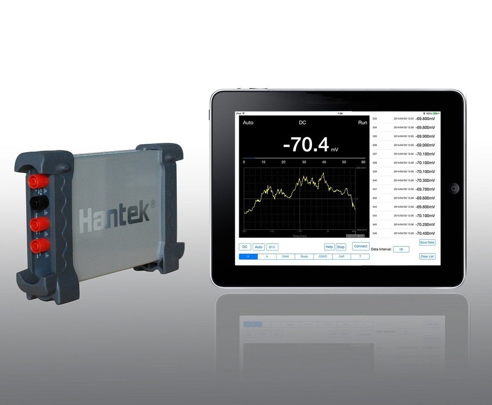 Data Logger Voltage Current Resistance Capacitance Data Recorder Support iPad