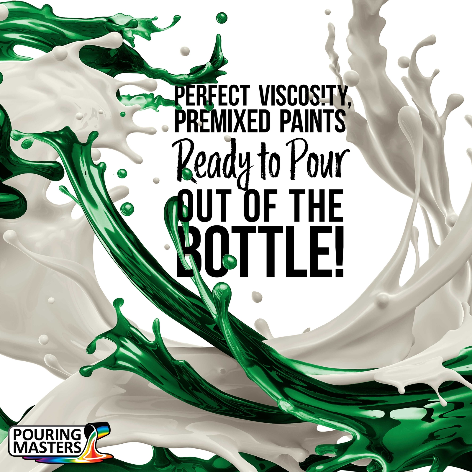 Pouring Masters Forest Green 32-Ounce Acrylic Pouring Paint