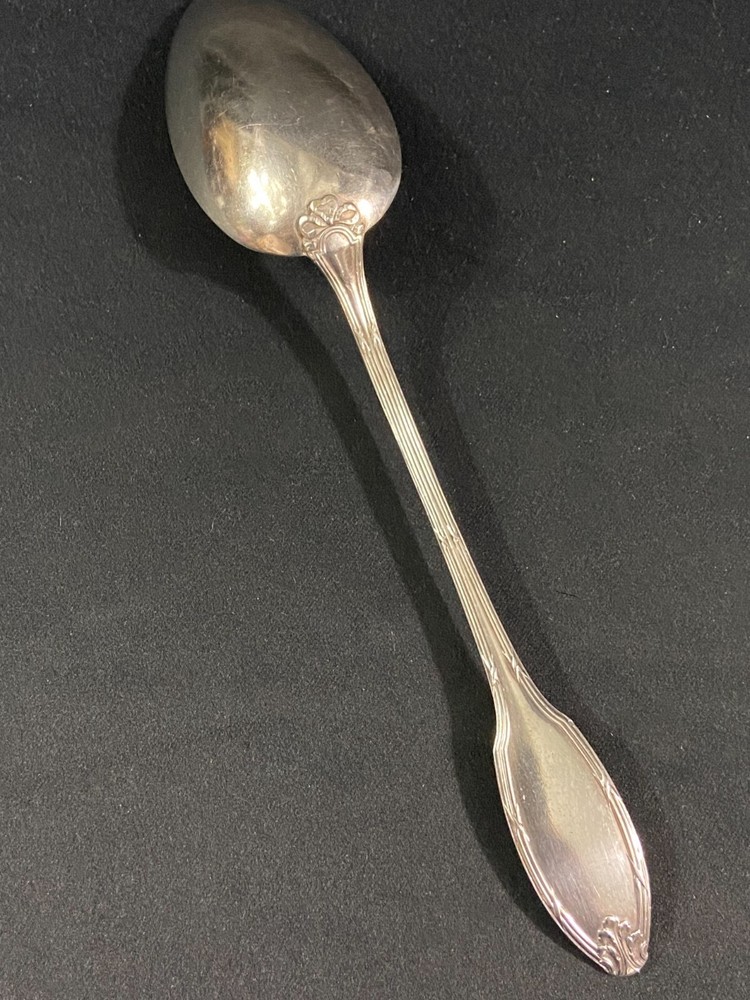 Silver Plated Stew Spoon Style Louis XVI