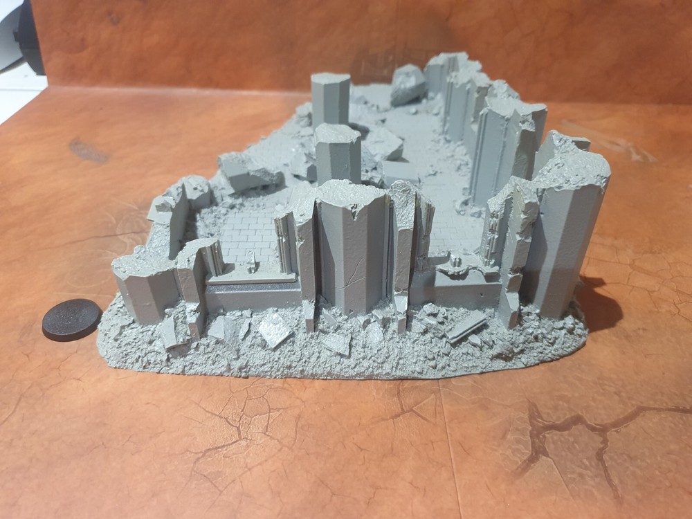 40k Forge World Terrain. Devestated Ruins. OOP