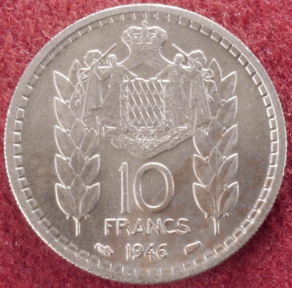 Monaco 10 Francs 1946 (E0503)