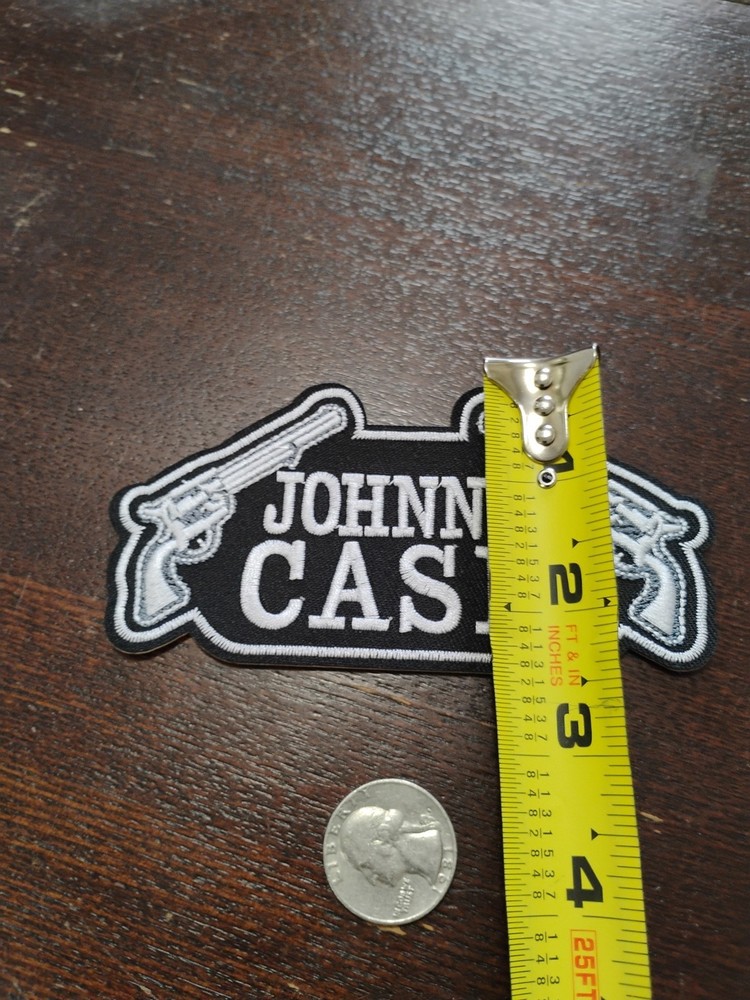 🎸🎸EMBROIDERED Johnny Cash ROCK PATCH