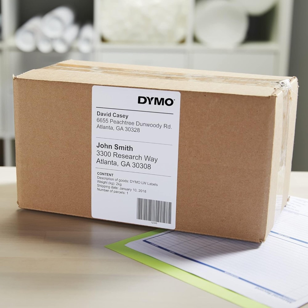 DYMO Authentic LW Extra-Large Shipping Labels for 1 Roll, White