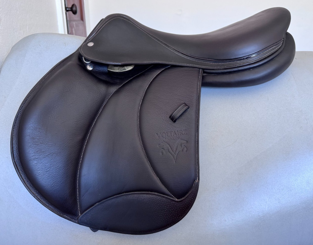 18" Voltaire Palm Beach E PRO Saddle - 2023 - 2A - Full Buffalo - EQUISENSE TECH