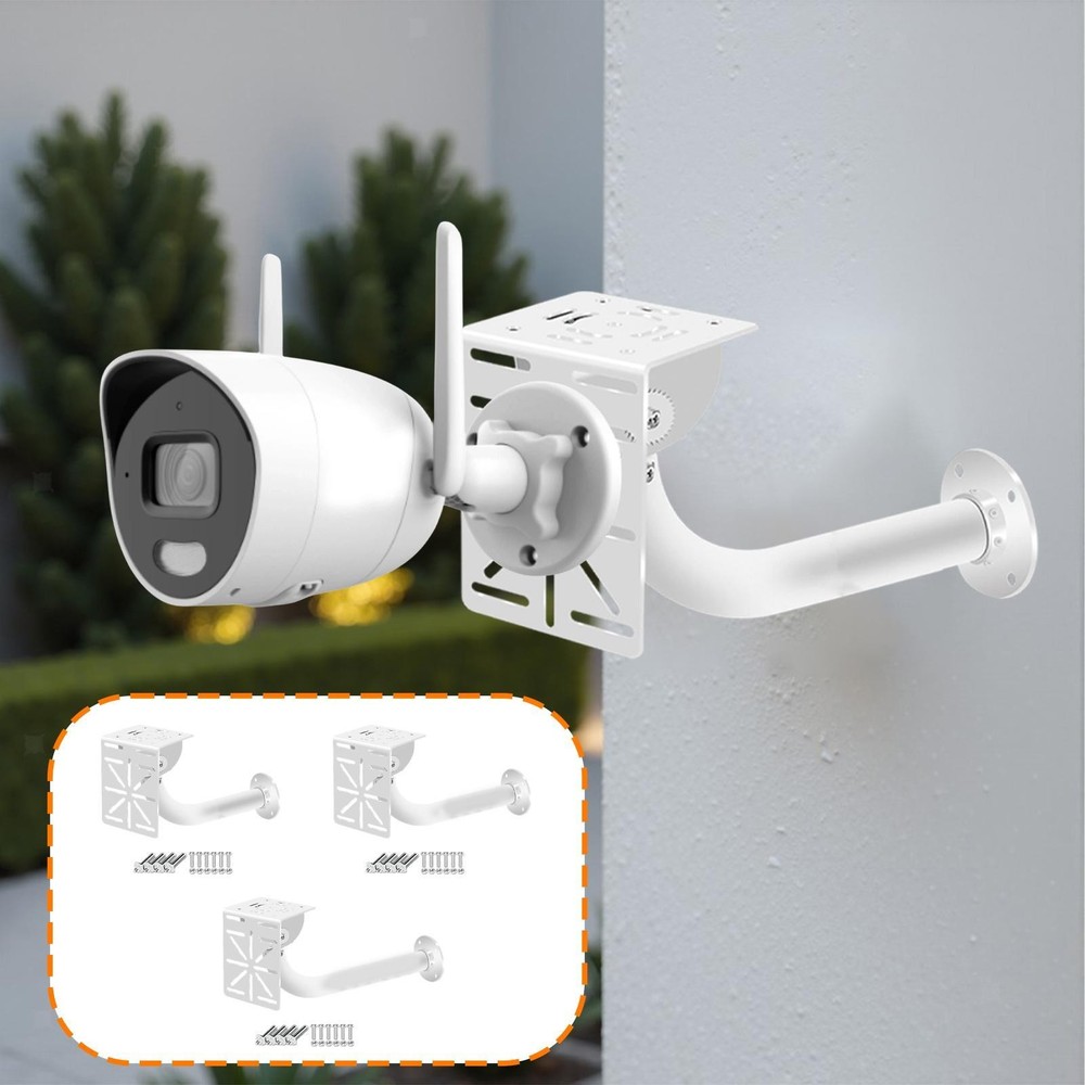 Security camera mount, CCTV mount, for installation, universal L-shaped dome